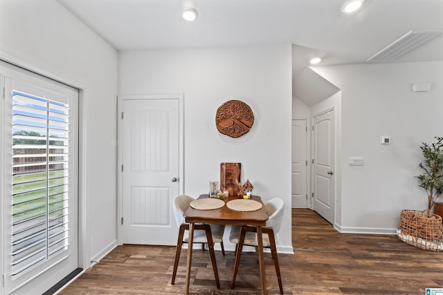 1063 Archers Trl E, Springville, AL 35146 - dining area featuring wood finished floors, recessed lighting, and baseboards