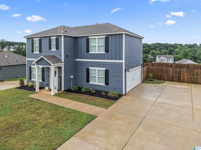 1063 Archers Trl E, Springville, AL 35146 - traditional-style home featuring board and batten siding, a garage, driveway, and a shingled roof