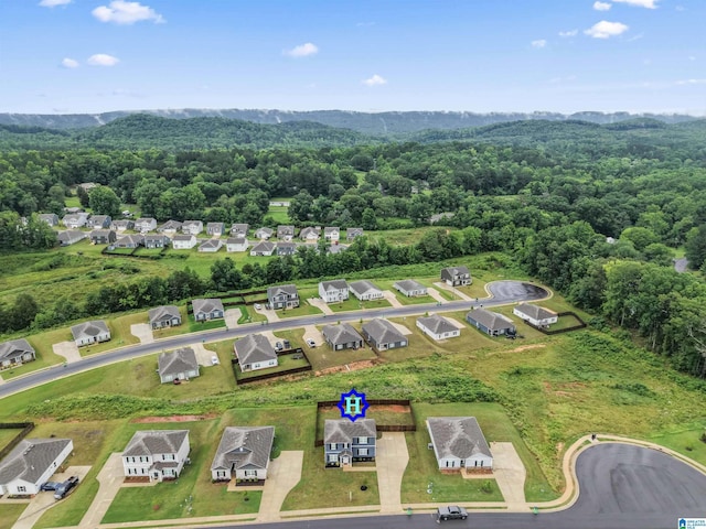 1063 Archers Trl E, Springville, AL 35146 - aerial view of property's location featuring a heavily wooded area and nearby suburban area