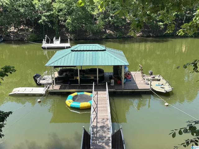 567 Brookwater Way, Wedowee, AL 36278 - dock featuring a water view