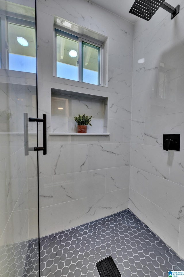 1119 8th Ave W, Birmingham, AL 35204 - bathroom with a tile shower and healthy amount of natural light