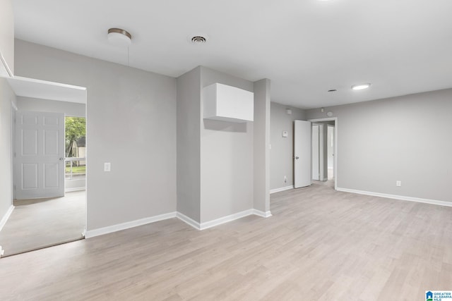 1232 Frisco St, Birmingham, AL 35224 - empty room with baseboards and light wood-style floors