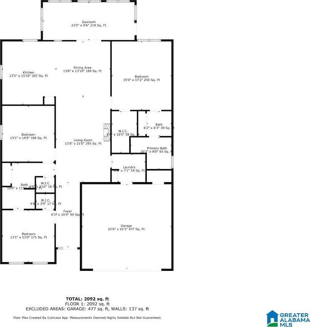 617 Golden Eagle Cir, Jasper, AL 35504 - home floor plan