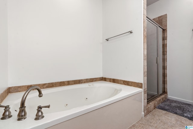 5846 Water Branch Rd, Hoover, AL 35244 - full bath with a shower stall and a whirlpool tub