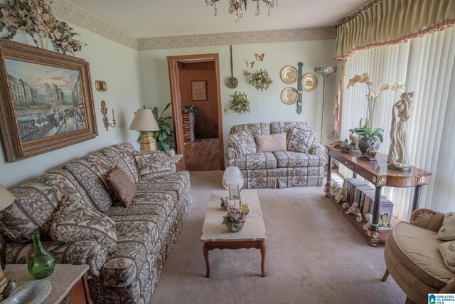3332 Berry Dr, Hueytown, AL 35023 - living area with carpet