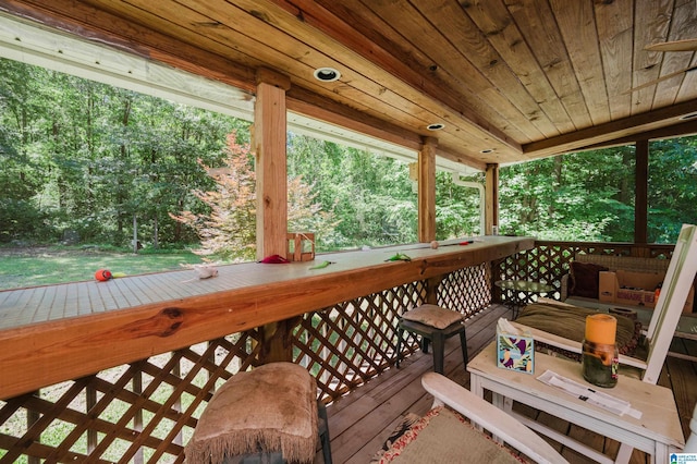 3628 Oscar Bradford Rd, Hayden, AL 35079 - view of wooden deck