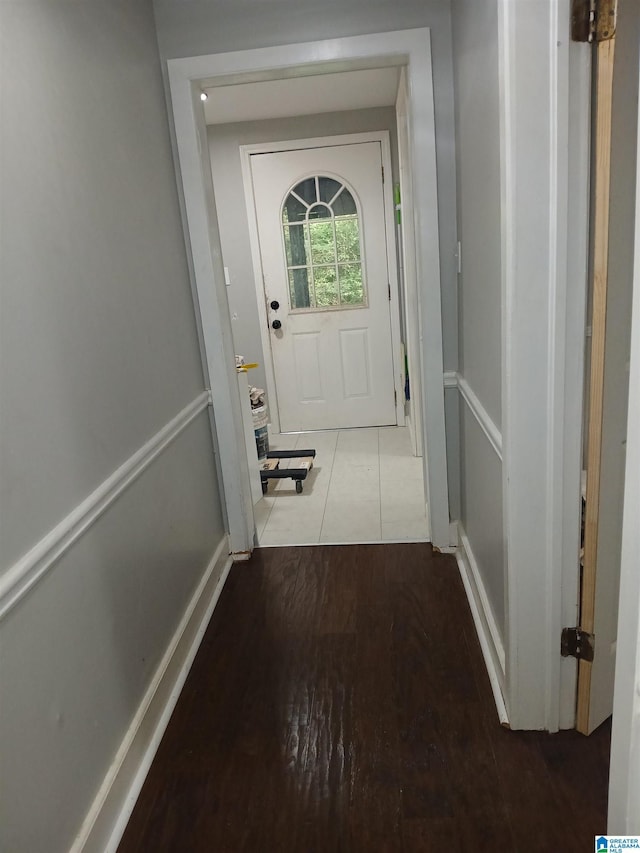 2120 Brewster Rd, Birmingham, AL 35235 - hallway with wood finished floors and baseboards