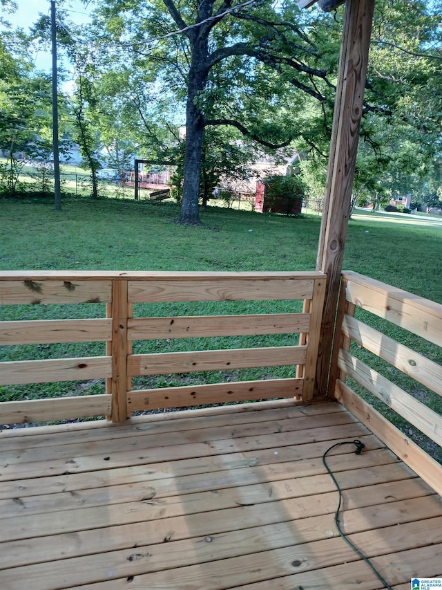 2120 Brewster Rd, Birmingham, AL 35235 - view of wooden terrace