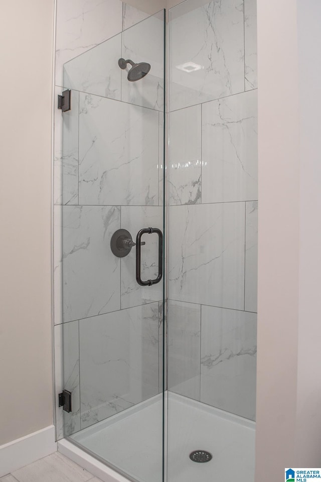 126 Harbor Pointe Dr, Talladega, AL 35160 - bathroom featuring a shower stall