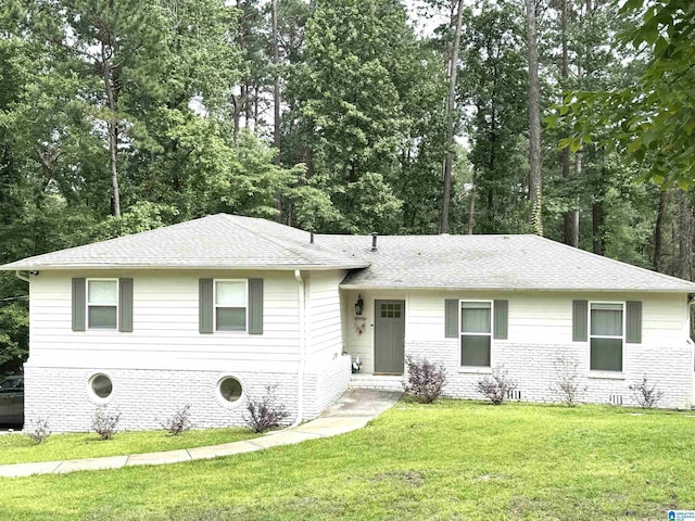 2479 Chuchura Rd, Birmingham, AL 35244 - view of front of property featuring brick siding, a front lawn, and a shingled roof