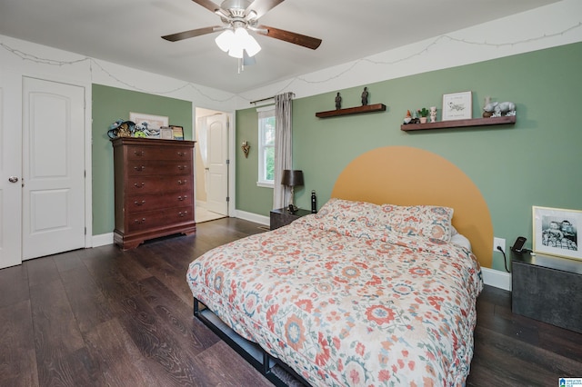 2479 Chuchura Rd, Birmingham, AL 35244 - bedroom featuring wood finished floors, baseboards, and ceiling fan
