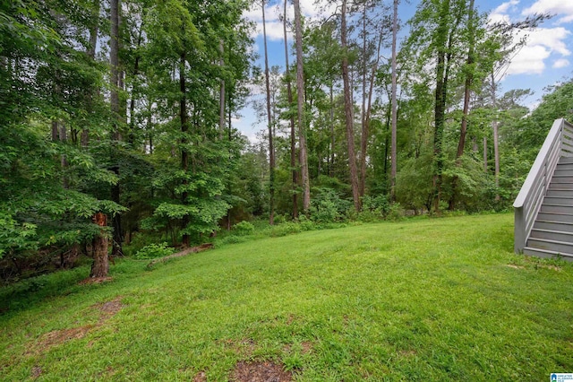 2479 Chuchura Rd, Birmingham, AL 35244 - view of grassy yard with stairs