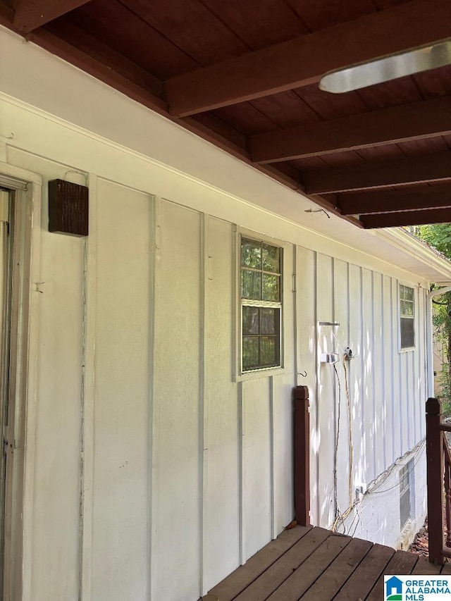 2424 Debbie Dr, Center Point, AL 35215 - property entrance featuring board and batten siding