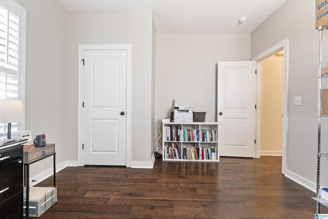 2982 Kelham Grove Way, Birmingham, AL 35242 - home office with dark wood finished floors and baseboards