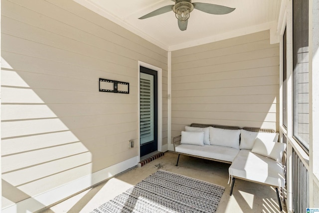 2982 Kelham Grove Way, Birmingham, AL 35242 - balcony with ceiling fan