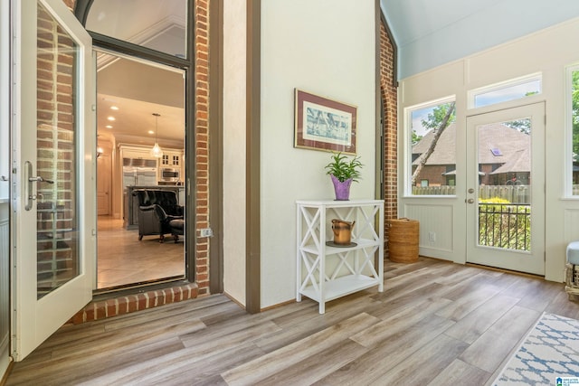 1272 Highland Lakes Trl, Birmingham, AL 35242 - entrance foyer with wood finished floors