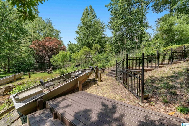 1272 Highland Lakes Trl, Birmingham, AL 35242 - deck with a fenced backyard
