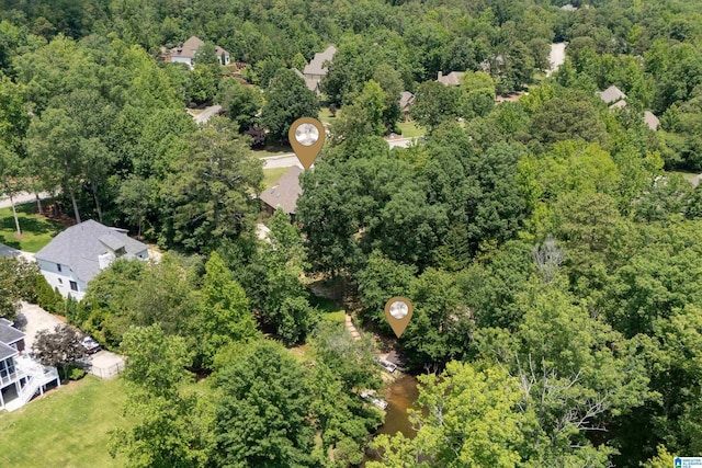 1272 Highland Lakes Trl, Birmingham, AL 35242 - bird's eye view of a forest