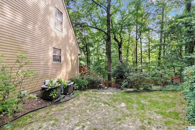 2013 Crossvine Rd, Hoover, AL 35244 - view of yard with central AC