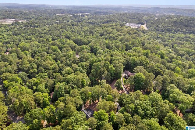 2013 Crossvine Rd, Hoover, AL 35244 - aerial view of a heavily wooded area