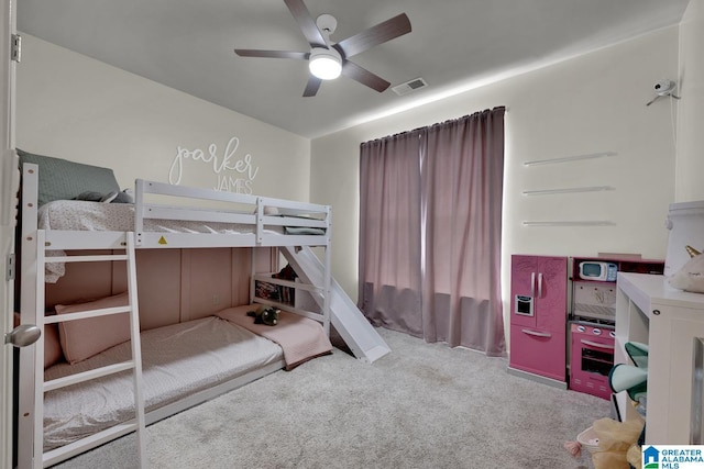 2304 Spaulding Pl, Moody, AL 35004 - bedroom with carpet flooring and a ceiling fan