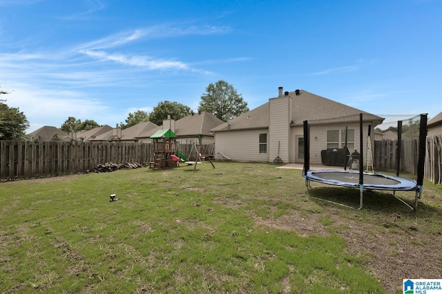 2304 Spaulding Pl, Moody, AL 35004 - view of yard featuring a trampoline and a playground