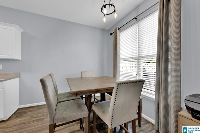 2304 Spaulding Pl, Moody, AL 35004 - dining space with wood finished floors and baseboards