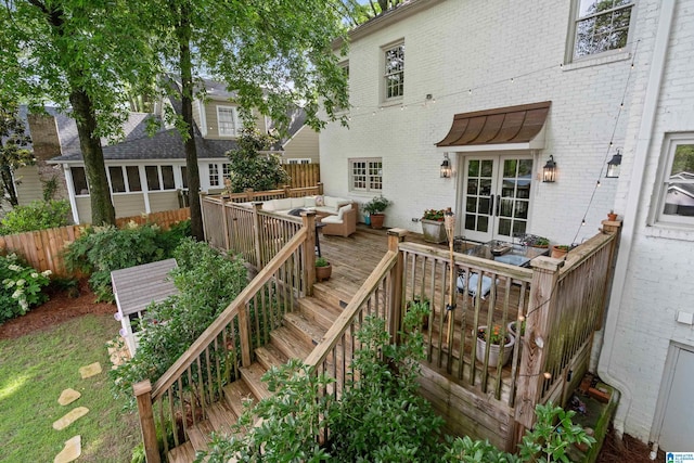 409 Euclid Ave, Mountain Brook, AL 35213 - deck with an outdoor hangout area