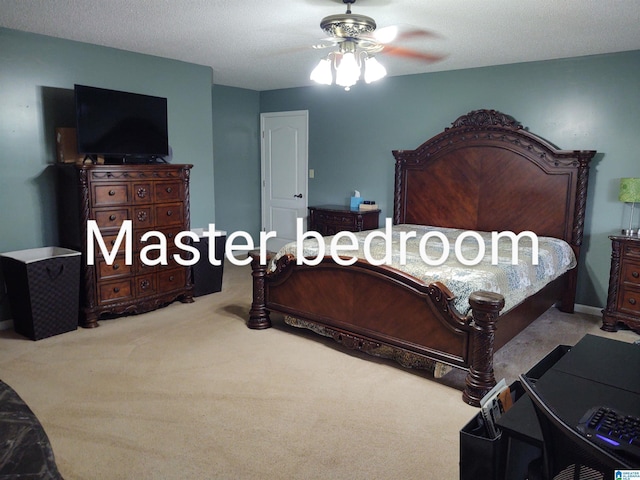3409 Red Valley Rd, Remlap, AL 35133 - bedroom featuring carpet and a ceiling fan