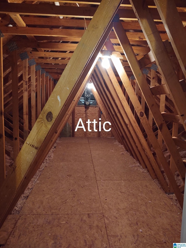 3409 Red Valley Rd, Remlap, AL 35133 - view of unfinished attic