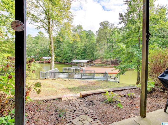 86 Waters Dr, Wedowee, AL 36278 - view of yard featuring a water view