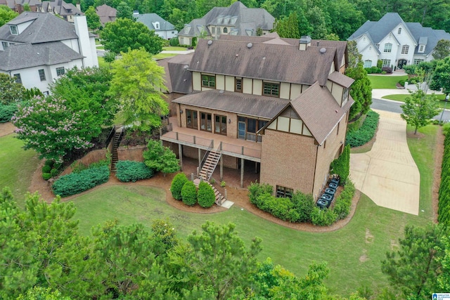 4338 Kings Mountain Rdg, Vestavia Hills, AL 35242 - aerial view of residential area