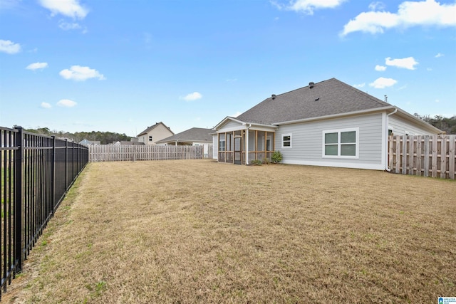 173 Atlantic Ln, Birmingham, AL 35242 - back of property with a sunroom and roof with shingles