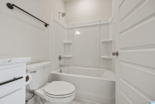 173 Atlantic Ln, Birmingham, AL 35242 - full bathroom featuring bathtub / shower combination, vanity, and toilet