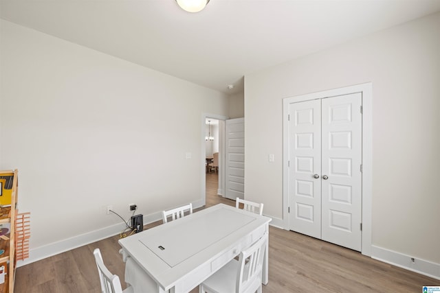 173 Atlantic Ln, Birmingham, AL 35242 - office area with light wood-style flooring and baseboards