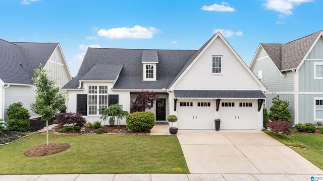 3040 Iris Dr, Hoover, AL 35244 - view of front of house with concrete driveway, roof with shingles, and a front yard
