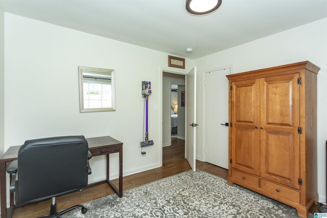 1413 Cresthill Rd, Birmingham, AL 35213 - office featuring wood finished floors and baseboards