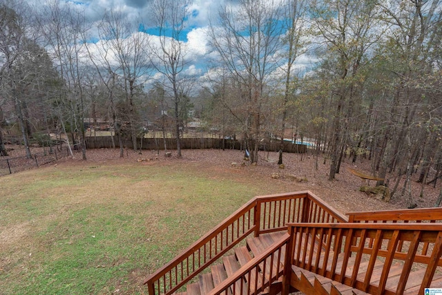 130 Eagle Pointe Way, Pell City, AL 35128 - view of yard with stairway and a deck