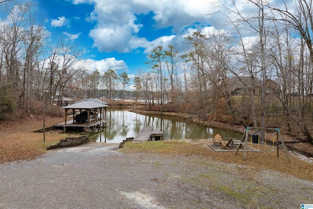 130 Eagle Pointe Way, Pell City, AL 35128 - dock area featuring a water view