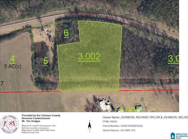 7.5ACRES US Highway 278 Unit 0, Piedmont, AL 36272