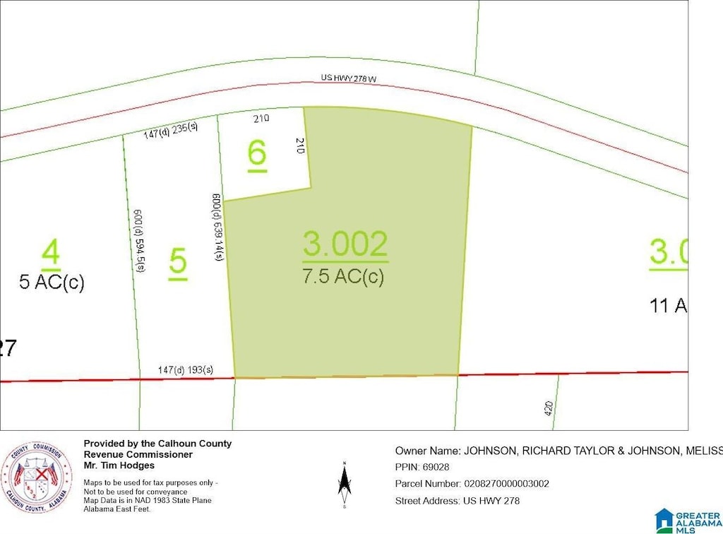 7.5ACRES US Highway 278 Unit 0, Piedmont, AL 36272