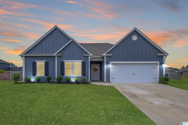 458 Clearwater Ter, Kimberly, AL 35091 - view of front of property with board and batten siding, a garage, driveway, and a shingled roof