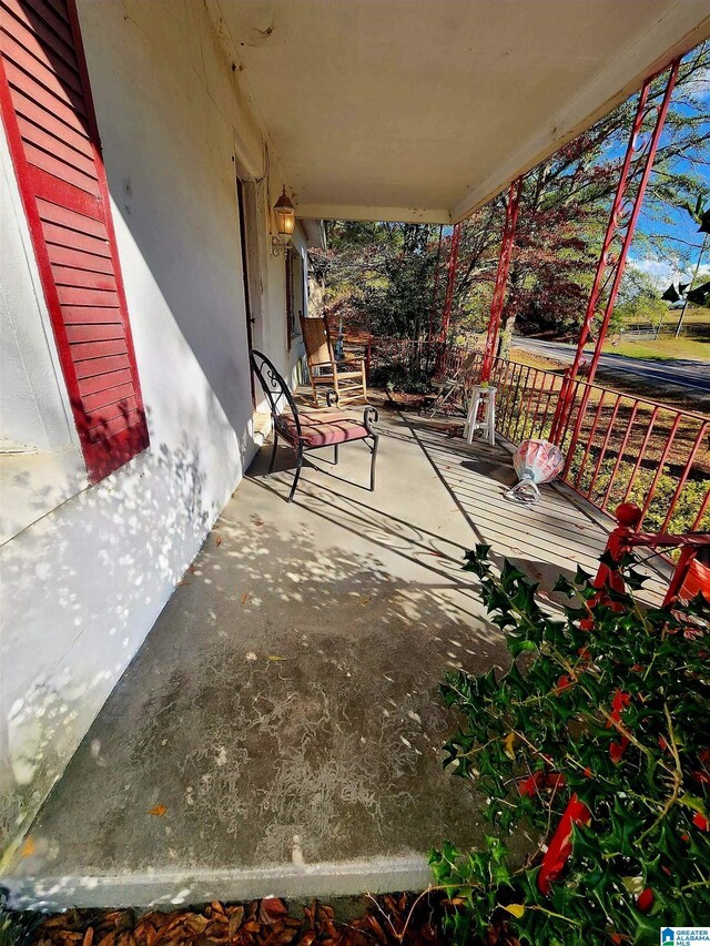 5810 Stemley Bridge Rd, Talladega, AL 35160 - view of covered porch