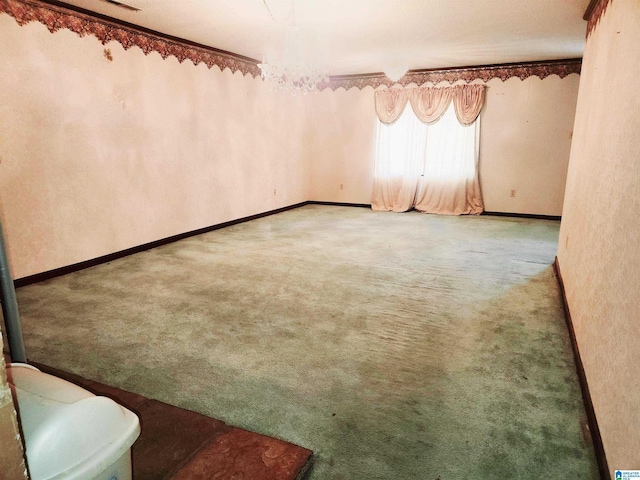 5810 Stemley Bridge Rd, Talladega, AL 35160 - empty room with carpet flooring and baseboards