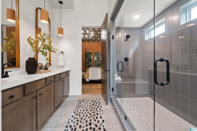 1761 Gable Way, Hoover, AL 35244 - full bathroom with double vanity, ensuite bathroom, and a shower stall