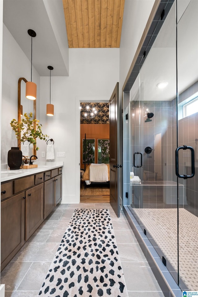 1761 Gable Way, Hoover, AL 35244 - ensuite bathroom featuring vanity and a stall shower