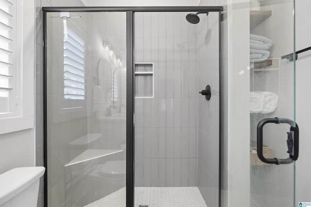 350 Shiloh Creek Dr, Calera, AL 35040 - full bath featuring toilet and a shower stall