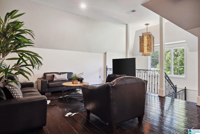2821 Shook Hill Cir, Mountain Brook, AL 35223 - living room with hardwood / wood-style flooring