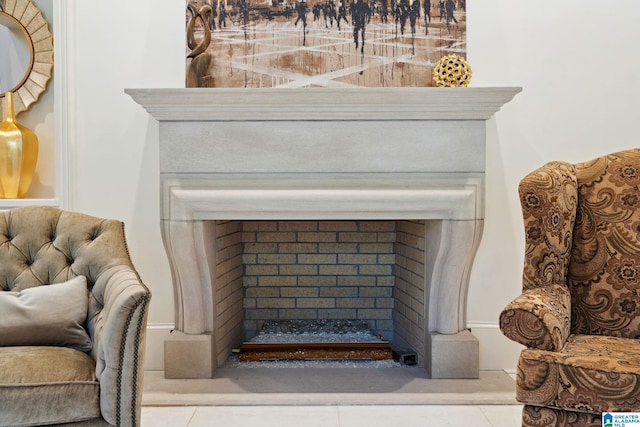 2821 Shook Hill Cir, Mountain Brook, AL 35223 - detailed view of a fireplace