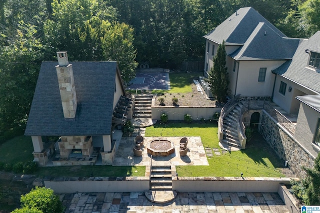 2821 Shook Hill Cir, Mountain Brook, AL 35223 - aerial view of property and surrounding area